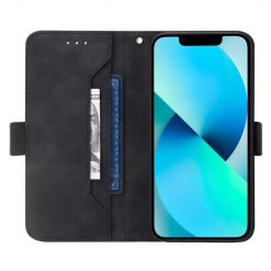 Lacné Kryty | Peňaženkové puzdro Geometric čierne – Samsung Galaxy A53 5G | Lacné Kryty