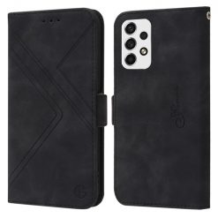 Lacné Kryty | Peňaženkové puzdro Geometric čierne – Samsung Galaxy A53 5G | Lacné Kryty