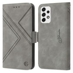Peňaženkové puzdro Geometric sivé – Samsung Galaxy A53 5G | Lacné Kryty Lacné Kryty | Peňaženkové puzdro Geometric sivé – Samsung Galaxy A53 5G | Lacné Kryty