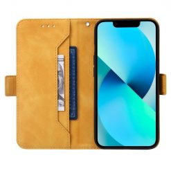 Lacné Kryty | Peňaženkové puzdro Geometric žlté – Samsung Galaxy A53 5G | Lacné Kryty