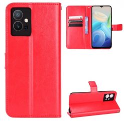 Lacné Kryty | Peňaženkové puzdro Grand case červené – Vivo Y55 5G | Lacné Kryty