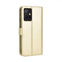 Lacné Kryty | Peňaženkové puzdro Grand case zlaté – Vivo Y55 5G | Lacné Kryty