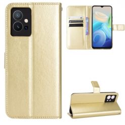 Lacné Kryty | Peňaženkové puzdro Grand case zlaté – Vivo Y55 5G | Lacné Kryty