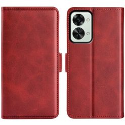 Lacné Kryty | Peňaženkové puzdro Magnetic fresh case červené – OnePlus Nord 2T 5G | Lacné Kryty