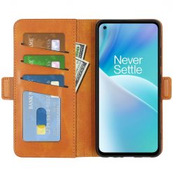 Lacné Kryty | Peňaženkové puzdro Magnetic fresh case hnedé – OnePlus Nord 2T 5G | Lacné Kryty
