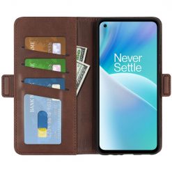 Peňaženkové puzdro Magnetic fresh case tmavohnedé – OnePlus Nord 2T 5G | Lacné Kryty Lacné Kryty | Peňaženkové puzdro Magnetic fresh case tmavohnedé – OnePlus Nord 2T 5G | Lacné Kryty