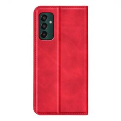 Lacné Kryty | Peňaženkové puzdro Posh magnetic case červené – Samsung Galaxy M13 | Lacné Kryty