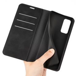 Lacné Kryty | Peňaženkové puzdro Posh magnetic case čierne – Samsung Galaxy M13 | Lacné Kryty
