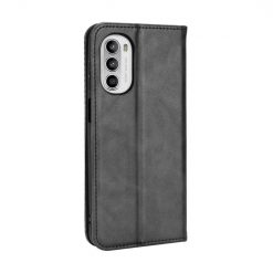 Peňaženkové puzdro Retro Leather čierne – Motorola Moto G52 / G82 5G | Lacné Kryty Lacné Kryty | Peňaženkové puzdro Retro Leather čierne – Motorola Moto G52 / G82 5G | Lacné Kryty