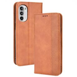 Peňaženkové puzdro Retro Leather hnedé – Motorola Moto G52 / G82 5G | Lacné Kryty Lacné Kryty | Peňaženkové puzdro Retro Leather hnedé – Motorola Moto G52 / G82 5G | Lacné Kryty