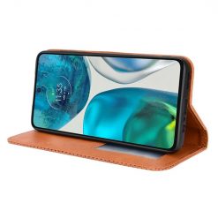 Peňaženkové puzdro Retro Leather hnedé – Motorola Moto G52 / G82 5G | Lacné Kryty Lacné Kryty | Peňaženkové puzdro Retro Leather hnedé – Motorola Moto G52 / G82 5G | Lacné Kryty