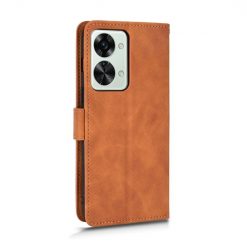 Lacné Kryty | Peňaženkové puzdro Solid hnedé – OnePlus Nord 2T 5G | Lacné Kryty