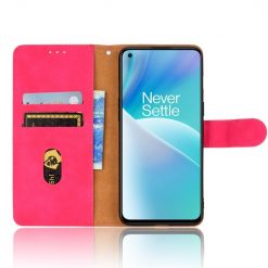 Lacné Kryty | Peňaženkové puzdro Solid ružové – OnePlus Nord 2T 5G | Lacné Kryty