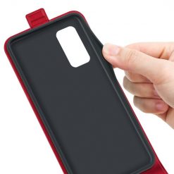 Vyklápacie puzdro Vertical flip case červené – Samsung Galaxy M13 | Lacné Kryty Lacné Kryty | Vyklápacie puzdro Vertical flip case červené – Samsung Galaxy M13 | Lacné Kryty