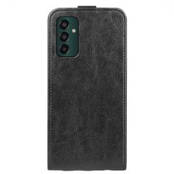 Lacné Kryty | Vyklápacie puzdro Vertical flip case čierne – Samsung Galaxy M13 | Lacné Kryty
