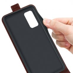 Vyklápacie puzdro Vertical flip case hnedé – Samsung Galaxy M13 | Lacné Kryty Lacné Kryty | Vyklápacie puzdro Vertical flip case hnedé – Samsung Galaxy M13 | Lacné Kryty