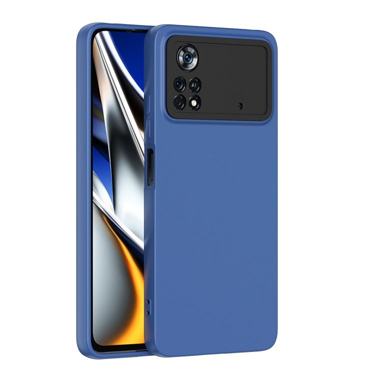 Zadný kryt Candy Color Case modrý – Xiaomi Poco X4 Pro 5G