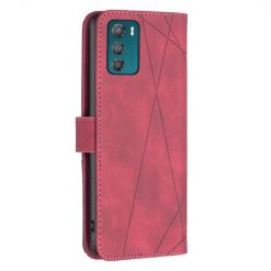 Knižkové puzdro Rhombus červené – Motorola Moto G42 | Lacné Kryty Lacné Kryty | Knižkové puzdro Rhombus červené – Motorola Moto G42 | Lacné Kryty