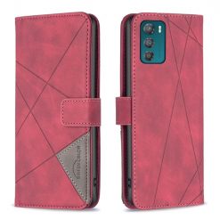 Knižkové puzdro Rhombus červené – Motorola Moto G42 | Lacné Kryty Lacné Kryty | Knižkové puzdro Rhombus červené – Motorola Moto G42 | Lacné Kryty