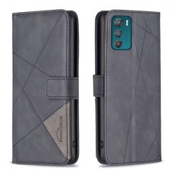 Knižkové puzdro Rhombus čierne – Motorola Moto G42 | Lacné Kryty Lacné Kryty | Knižkové puzdro Rhombus čierne – Motorola Moto G42 | Lacné Kryty