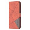 Lacné Kryty | Knižkové puzdro Rhombus sivé – Motorola Moto G42 | Lacné Kryty