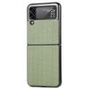 Kryt Cross Pattern Slim hnedý – Samsung Galaxy Z Flip 4 | Lacné Kryty Lacné Kryty | Kryt Cross Pattern Slim hnedý – Samsung Galaxy Z Flip 4 | Lacné Kryty