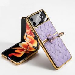 Lacné Kryty | Kryt AZNS Embossed Skin case fialový – Samsung Galaxy A14 4G/5G