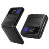 Lacné Kryty | Kryt GKK Litchi texture case fialový – Samsung Galaxy Z Flip 4 | Lacné Kryty