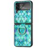 Kryt Painting Ring case Fialové šupiny – Samsung Galaxy Z Flip 4 | Lacné Kryty Lacné Kryty | Kryt Painting Ring case Fialové šupiny – Samsung Galaxy Z Flip 4 | Lacné Kryty