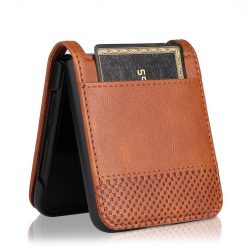 Kryt Retro Leather hnedý – Samsung Galaxy Z Flip 4 | Lacné Kryty Lacné Kryty | Kryt Retro Leather hnedý – Samsung Galaxy Z Flip 4 | Lacné Kryty