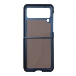 Lacné Kryty | Kryt Shockproof Litchi Texture oranžový – Samsung Galaxy Z Flip 4 | Lacné Kryty