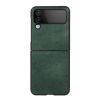 Lacné Kryty | Kryt Shockproof Litchi Texture oranžový – Samsung Galaxy Z Flip 4 | Lacné Kryty