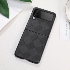 Lacné Kryty | Kryt Weave Case čierny – Samsung Galaxy Z Flip 4 | Lacné Kryty