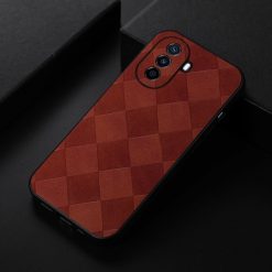 Lacné Kryty | Kryt Weave Case hnedý – Huawei Nova Y70 | Lacné Kryty
