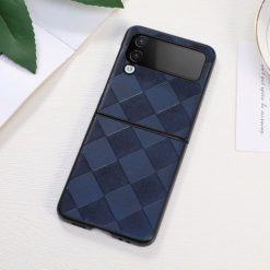 Kryt Weave Case modrý – Samsung Galaxy Z Flip 4 | Lacné Kryty Lacné Kryty | Kryt Weave Case modrý – Samsung Galaxy Z Flip 4 | Lacné Kryty