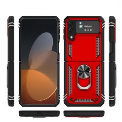 Odolný Kryt Ring Armor Case Červený – Samsung Galaxy Z Flip 4 | Lacné Kryty Lacné Kryty | Odolný Kryt Ring Armor Case Červený – Samsung Galaxy Z Flip 4 | Lacné Kryty