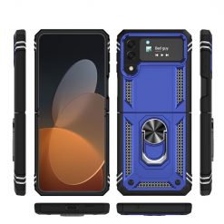 Odolný Kryt Ring Armor case modrý – Samsung Galaxy Z Flip 4 | Lacné Kryty Lacné Kryty | Odolný Kryt Ring Armor case modrý – Samsung Galaxy Z Flip 4 | Lacné Kryty