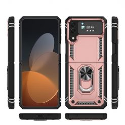 Lacné Kryty | Odolný Kryt Ring Armor case ružový – Samsung Galaxy Z Flip 4 | Lacné Kryty