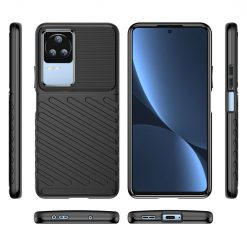 Lacné Kryty | Odolný kryt Thunder Armor čierny – Xiaomi Poco F4 | Lacné Kryty