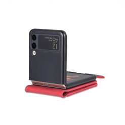 Lacné Kryty | Peňaženkové puzdro AZNS Dream červené – Samsung Galaxy Z Flip 4 | Lacné Kryty