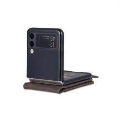 Lacné Kryty | Peňaženkové puzdro AZNS Dream hnedé – Samsung Galaxy Z Flip 4 | Lacné Kryty