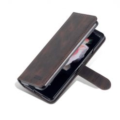 Lacné Kryty | Peňaženkové puzdro AZNS Dream hnedé – Samsung Galaxy Z Fold 4 | Lacné Kryty