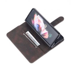 Lacné Kryty | Peňaženkové puzdro AZNS Dream hnedé – Samsung Galaxy Z Fold 4 | Lacné Kryty