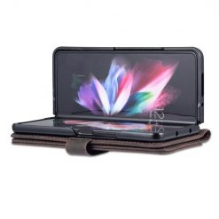 Lacné Kryty | Peňaženkové puzdro AZNS Dream hnedé – Samsung Galaxy Z Fold 4 | Lacné Kryty