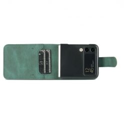 Lacné Kryty | Peňaženkové puzdro AZNS Dream zelené – Samsung Galaxy Z Flip 4 | Lacné Kryty