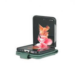 Lacné Kryty | Peňaženkové puzdro AZNS Dream zelené – Samsung Galaxy Z Flip 4 | Lacné Kryty