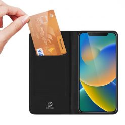 Lacné Kryty | Peňaženkové puzdro Dux Ducis Skin Pro čierne – Apple iPhone 14 | Lacné Kryty