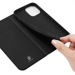 Lacné Kryty | Peňaženkové puzdro Dux Ducis Skin Pro čierne – Apple iPhone 14 | Lacné Kryty
