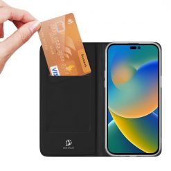 Lacné Kryty | Peňaženkové puzdro Dux Ducis Skin Pro čierne – Apple iPhone 14 Pro | Lacné Kryty