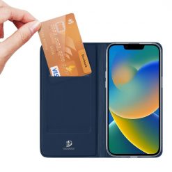 Lacné Kryty | Peňaženkové puzdro Dux Ducis Skin Pro modré – Apple iPhone 14 Plus | Lacné Kryty